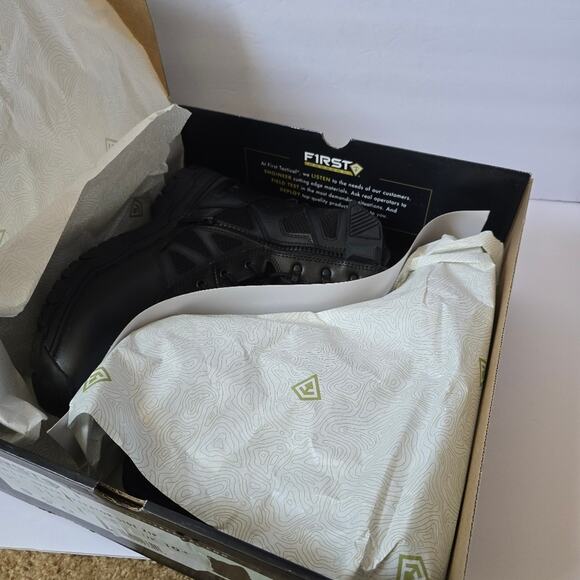 First Tactical NWT Men's 7" Urban Operator Boots with Side Pocket Multiple Sizes - Picture 12 of 16